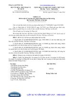 Thông tư số: 15 2014 TT-BVHTTDL về việc bãi bỏ một số văn bản pháp luật của Bộ trưởng Bộ Văn hóa, Thể thao và Du lịch năm 2014.