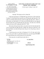 Góp ý Kế hoạch đào tạo, bồi dưỡng đội ngũ CCVC trẻ có trình độ chuyên môn sâu của BTP (2018-2020) CV lay y kien DTKH