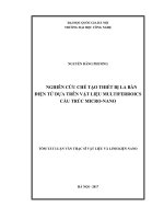 NGHIÊN CỨU CHẾ TẠO THIẾT BỊ LA BÀN ĐIỆN TỬ DỰA TRÊN VẬT LIỆU MULTIFERROICS CẤU TRÚC MICRO-NANO