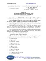 Thông tư 01 2012 TT-BGDĐT Ban hành Bộ chương trình khung giáo dục đại học khối ngành Khoa học Sức khỏe, trình độ đại học