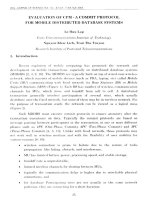 DSpace at VNU: Evaluation of CPM - A commit protocol for Mobile Distributed database systems