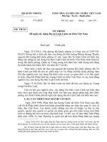 Tài liệu họp tư vấn thẩm định đề nghị xây dựng dự án Luật Cảnh sát biển Việt Nam To trinh CP