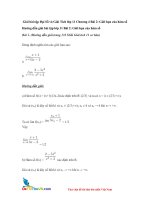 Giai bai tap dai so va giai tich lop 11 chuong 4 bai 2 gioi han cua ham so