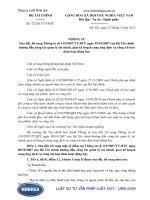 Thông tư 72 2013 TT-BTC sửa đổi, bổ sung Thông tư 119 2007 TT-BTC về quản lý tài chính, giao kế hoạch cung ứng dịch vụ công ích bảo đảm hoạt động bay