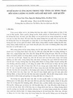 DSpace at VNU: Sơ đồ BATS và ứng dụng trong việc tính các dòng trao đổi năng lượng và nuwocs giữa bề mặt đất - khí quyển