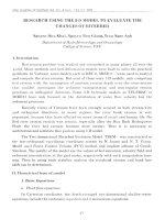 DSpace at VNU: Research using the 2-D model to evaluate the changes of riverbed