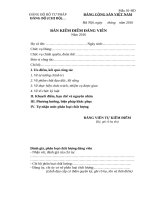 Hướng dẫn kiểm điểm tập thể, cá nhân; đánh giá, phân loại chất lượng tổ chức đảng, đảng viên năm 2016