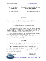 Thông tư 19 2011 TT-BTNMT Quy định kỹ thuật về lập quy hoạch, điều chỉnh quy hoạch sử dụng tài nguyên và bảo vệ môi trường biển, hải đảo