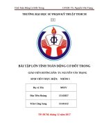 tính toán động cơ đốt trong
