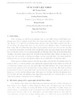 DSpace at VNU: Về xử lí dữ liệu video