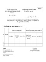 Công văn về chỉ tiêu vụ việc tham gia tố tụng cho Trợ giúp viên pháp lý năm 2016 bieu mau   mau so 2