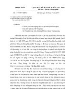 Góp ý dự thảo các biểu tổng hợp số liệu thống kê công tác tư pháp kỳ báo cáo chính thức năm 2015 Cong van so 1377