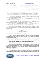 Thông tư 15 2011 TT-BTC hướng dẫn về thành lập, tổ chức, hoạt động, quản lý và sử dụng Quỹ phát triển khoa học và công nghệ của doanh nghiệp