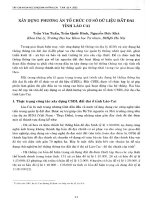 DSpace at VNU: Xây dựng phương án tổ chức cơ sở dữ liệu đất đai tỉnh Lào Cai