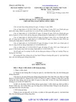 Thông tư số: 12 2014 TT-BGTVT hướng dẫn quản lý, vận hành cầu trên đường giao thông nông thôn năm 2014.