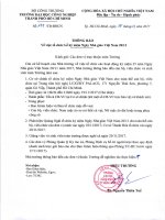 Thông báo v v tổ chức Lễ kỷ niệm Ngày Nhà giáo Việt Nam 20 11 | IUH - Trường Đại học Công nghiệp TP.HCM