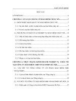 Thực trạng và giải pháp thúc đẩy hoạt động kinh doanh bảo hiểm cháy nổ tại công ty bảo hiểm SHB VINACOMIN hà nội 
