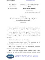 Thông tư 03 2012 TT-BXD công bố danh mục và mã số HS vật liệu amiăng thuộc nhóm amfibole cấm nhập khẩu.