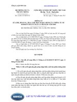 Thông tư 12 2011 TT-BTTTT Sửa đổi, bổ sung, thay thế một số quy định của Thông tư số 02 2010 TT-BTTTT ngày 11 01 2010