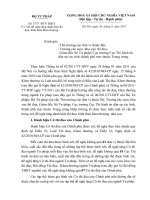 Công văn về việc xét, đề nghị tặng danh hiệu thi đua, hình thức khen thưởng. huong dan TDKT 2011