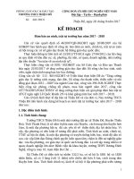 Kế hoạch đảm bao an ninh trường học