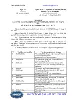 Thông tư 26 2011 TT-BYT ban hành danh mục bệnh truyền nhiễm, phạm vi và đối tượng phải sử dụng vắc xin, sinh phẩm y tế bắt buộc