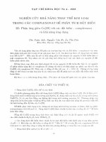 DSpace at VNU: Nghiên cứu khả năng thay thế kim loại trong các complexonat để phân tích đất hiếm. III - Phản ứng giữa Co(III) với các chất hiếm - complexonat và khả năng ứng dụng