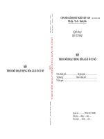 Công văn về việc góp ý Dự thảo Quyết định ban hành mẫu Sổ theo dõi hoạt động hòa giải ở cơ sở 2. BÌA SỔ HG