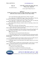 Thông tư 14 2011 TT-BYT hướng dẫn lấy mẫu phục vụ thanh tra, kiểm tra về chất lượng, vệ sinh an toàn thực phẩm