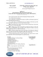 Thông tư 03 2011 TT-BTP phân cấp quản lý tài chính, tài sản cơ bản cho Tổng cục, Cơ quan thi hành án dân sự