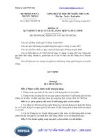 Thông tư 15 2011 TT-BTTTT quy định về việc quản lý chất lượng dịch vụ bưu chính