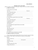 Góp ý Quy chế bổ nhiệm, bổ nhiệm lại, luân chuyển, từ chức, miễn nhiệm, điều động, biệt phái, luân chuyển Mẫu số 09BNCB