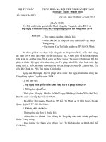 Giay moi Du Hoi nghi trien khai cong tac TP 2014