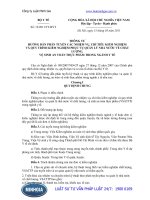 Thông tư 13 2011 TT-BYT hướng dẫn phân tuyến các nhiệm vụ, chỉ tiêu kiểm nghiệm và quy trình kiểm nghiệm vệ sinh an toàn thực phẩm trong ngành y tế