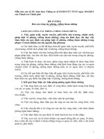 Công văn về việc báo cáo công tác PCTN phục vụ kỳ họp thứ 10 Quốc hội khóa XIII