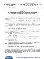 Thông tư 20 2013 TT-BVHTTDL quy định nội dung quản lý đối với hoạt động phổ biến phim có sử dụng hiệu ứng đặc biệt