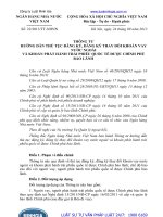 Thông tư 22 2013 TT-NHNN hướng dẫn thủ tục đăng ký, đăng ký thay đổi khoản vay nước ngoài và khoản phát hành trái phiếu quốc tế được chính phủ bảo lãnh