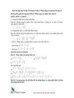 Giai bai tap dai so lop 8 chuong 2 bai 6 phep cong cac phan thuc dai so