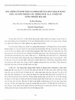 DSpace at VNU: Đặc điểm cổ sinh thái và phân bố cảu hóa thạch răng nón, vỏ nón trogn các trầm tích D3-C1 ở một số vùng thuộc bắc bộ.