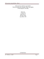 Đồ án môn học thiết kế cung cấp điện cho phân xưởng cơ khí