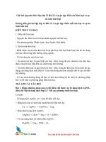 Giai bai tap mon hoa hoc lop 12 bai 23 luyen tap dieu che kim loai va su an mon kim loai