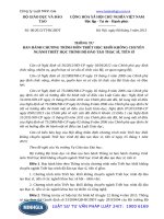 Thông tư 08 2013 TT-BGDĐT về chương trình môn triết học khối không chuyên ngành triết học trình độ đào tạo thạc sĩ, tiến sĩ