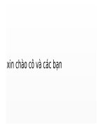 XÁC ĐỊNH AFLATOXIN TRONG NGŨ cốc BẰNG PHƯƠNG PHÁP sắc ký 