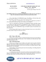 Thông tư 10 2011 TT-BTC quy định về quản lý, sử dụng chi phí quản lý dự án của các dự án đầu tư xây dựng sử dụng vốn ngân sách nhà nước