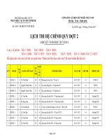 Lich thi hoc ky I nam hoc 2017  2018 Dot 2