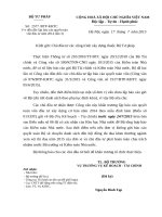 Công văn về việc đôn đốc lập báo cáo quyết toán vốn đầu tư năm 2014 (lần 3) Cong van so 2577