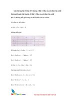 Giai bai tap dai so lop 10 chuong 4 bai 3 dau cua nhi thuc bac nhat