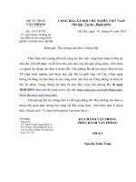 Công văn về việc giới thiệu và đăng  bản điện tử các công trình nghiên cứu khoa học cấp Bộ Cong van so 10
