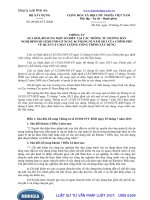 Thông tư số: 09 2014 TT-BXD sửa đổi, bổ sung các thông tư hướng dẫn nghị định số 15 2013 NĐ-CP về quản lý chất lượng công trình xây dựng năm 2014.