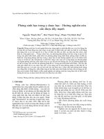 DSpace at VNU: Phỏng sinh học trong y dược học - Hướng nghiên cứu cần được đẩy mạnh